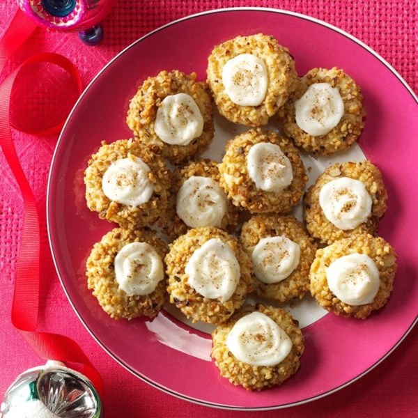 Eggnog thumbprints