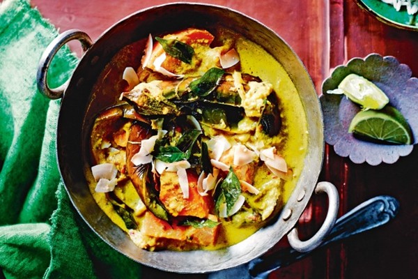 Eggplant & kumara curry