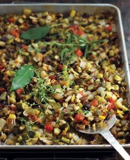 Eggplant + zucchini ratatouille (Yatimcheh)