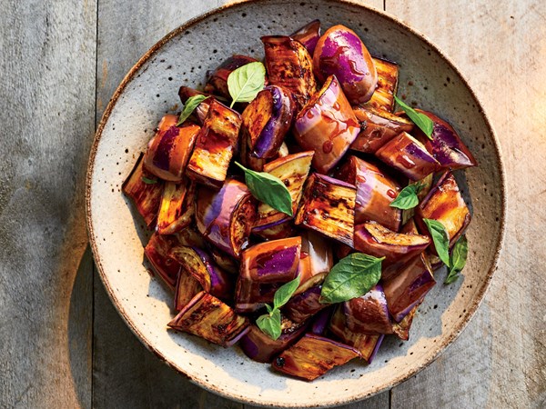 Eggplant adobo