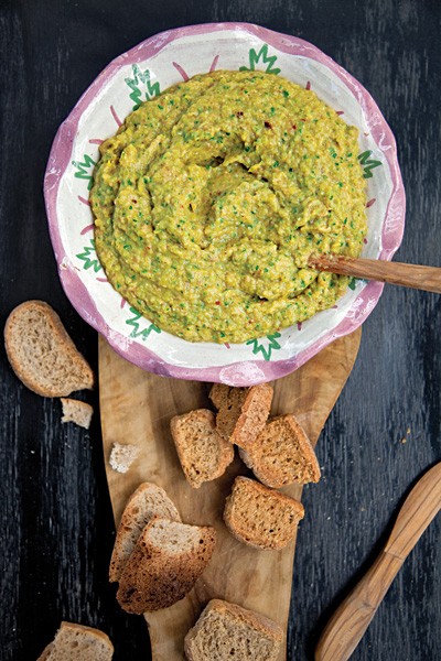 Eggplant and parsley dip (Melintzanosalata) 