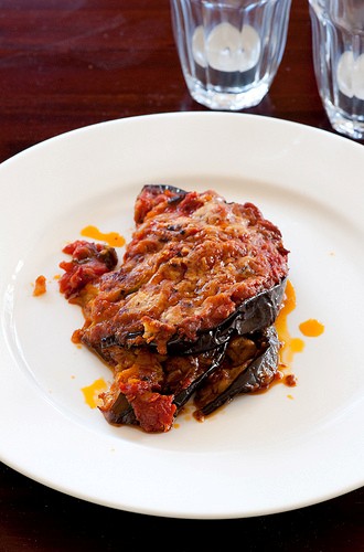 Eggplant (aubergine) parmigiana