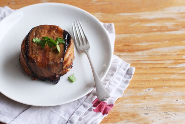 Eggplant baked pasta (Riggidanella)