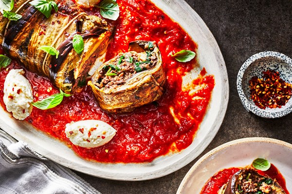 Eggplant braciola