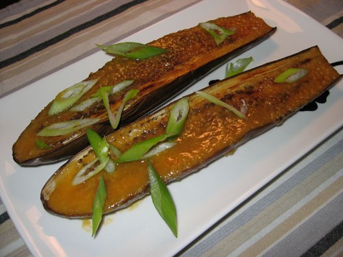 Eggplant broiled in miso (Nasu dengaku)