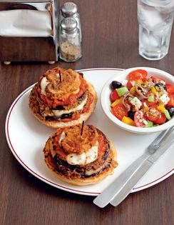 Eggplant burger
