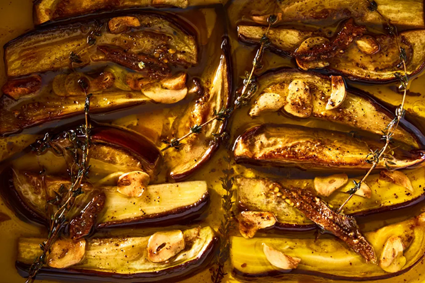 Eggplant confit