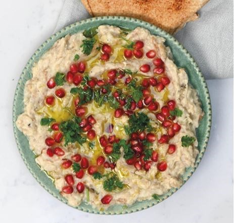Eggplant dip (Moutabal)