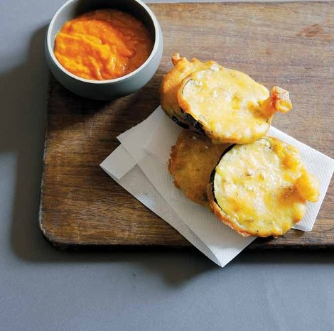 Eggplant fritters