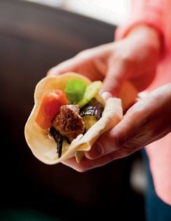 Eggplant kebabs (Patlican kebabi)