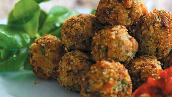 Eggplant 'meatballs' (Polpettine di melanzana)