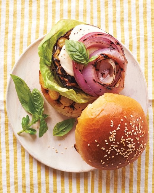Eggplant-mozzarella melt