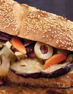 Eggplant muffuletta
