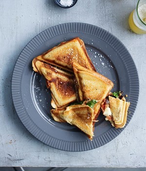 Eggplant Parma jaffles