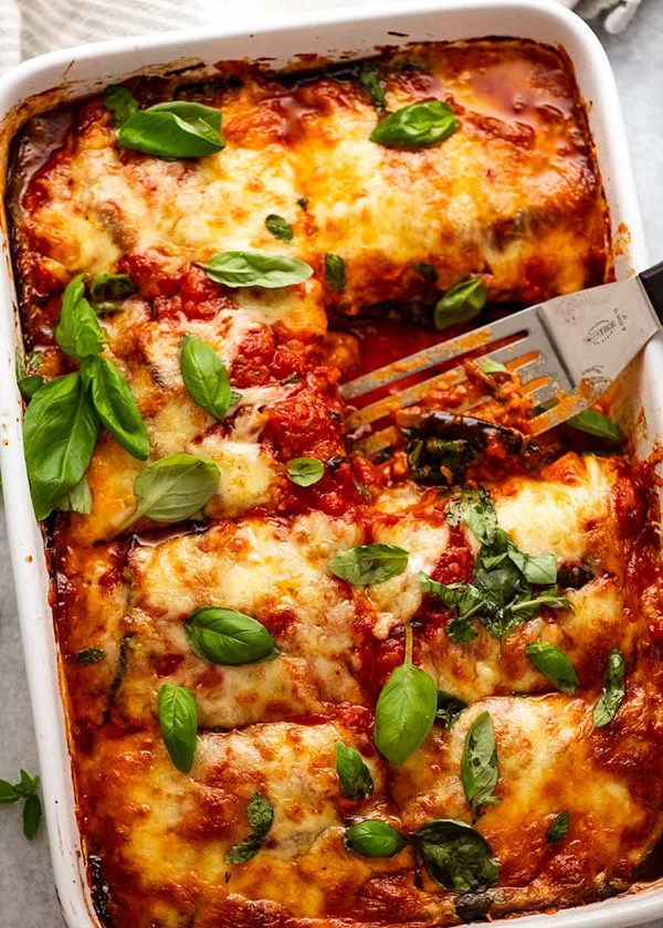 Eggplant Parmigiana (Parmigiana di melanzane)