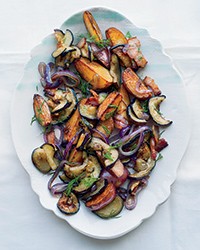 Eggplant potato salad