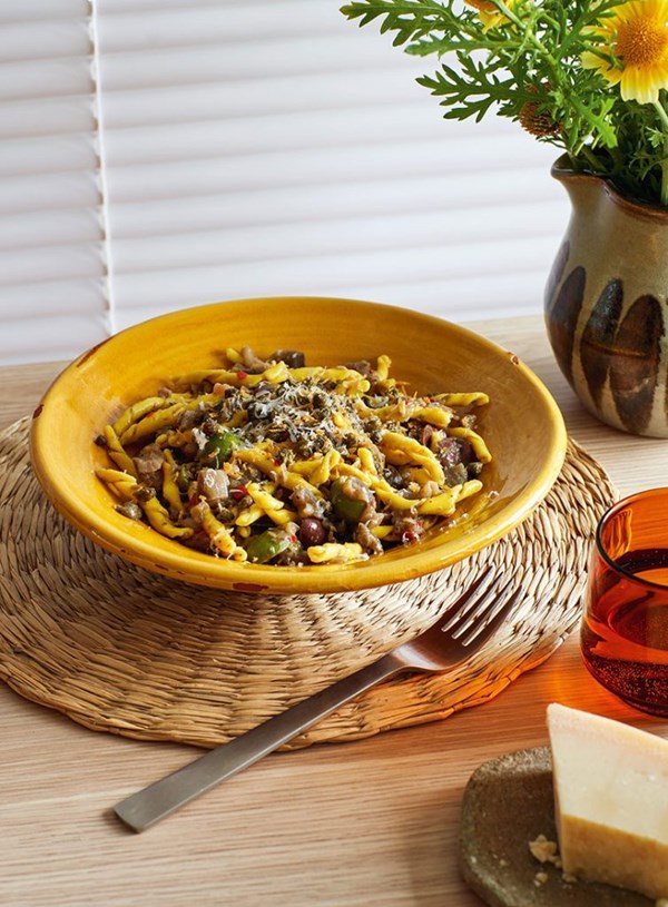 Eggplant puttanesca