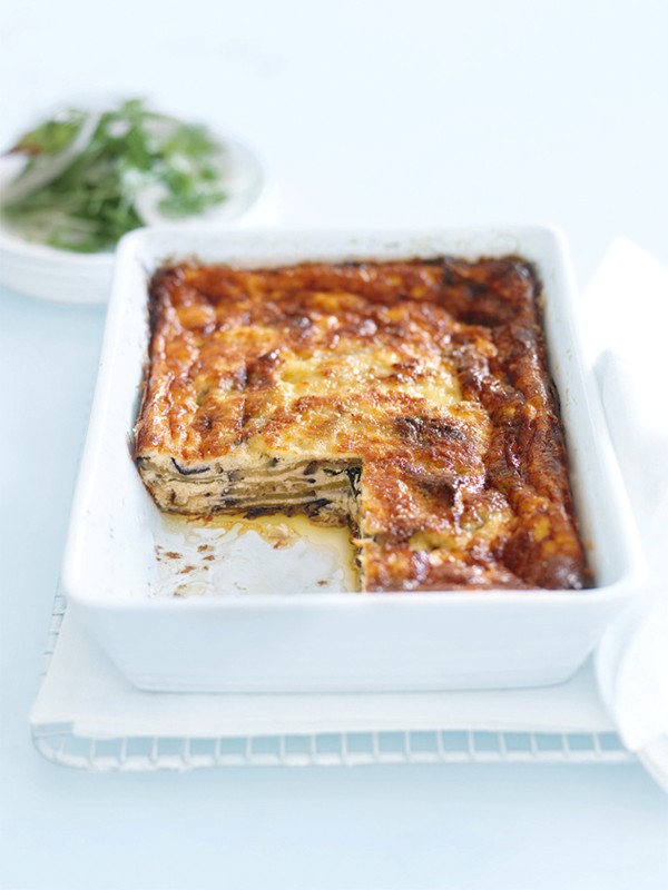 Eggplant, ricotta and Parmesan bake