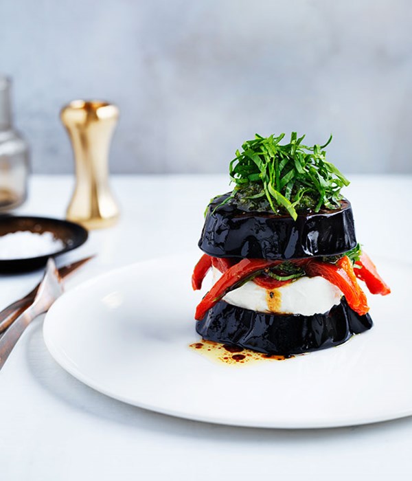 Eggplant sandwich