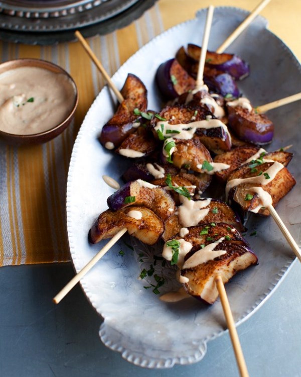 Eggplant satays