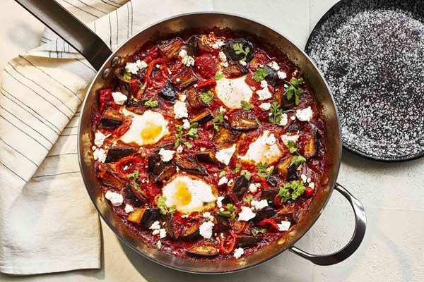 Eggplant shakshuka