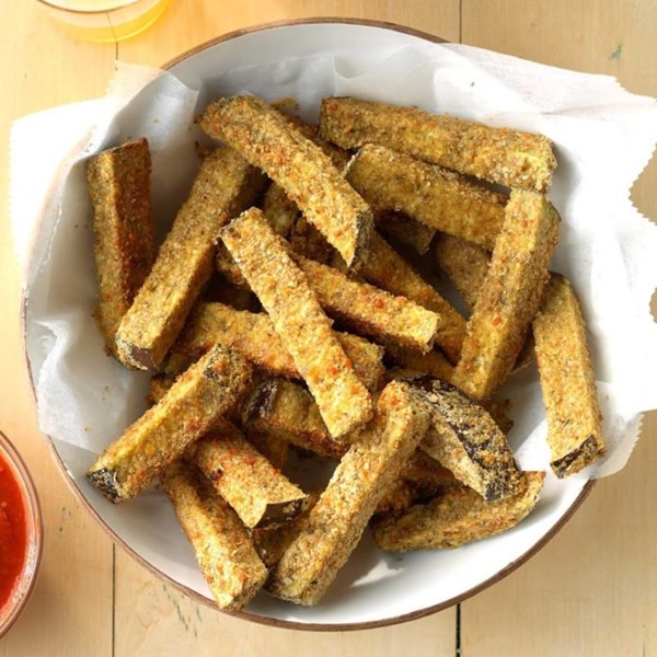 Eggplant snack sticks