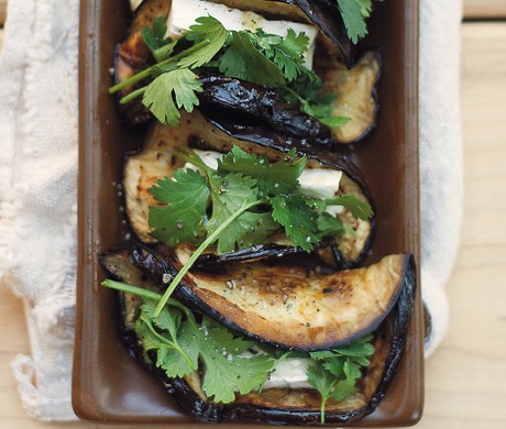 Eggplant "tacos"