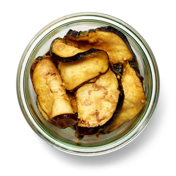 Eggplant with miso and mirin