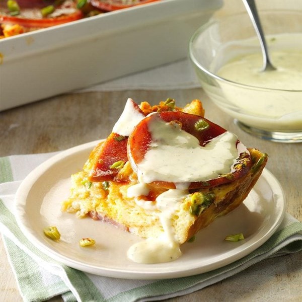 Eggs Benedict bake