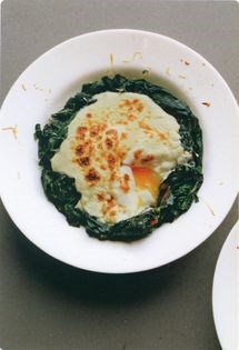 Eggs Florentine, my mother's way