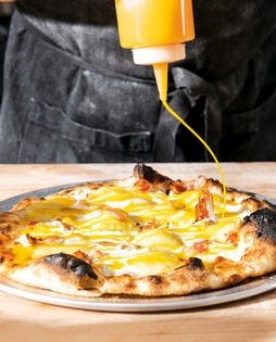 Eggs for pizza
