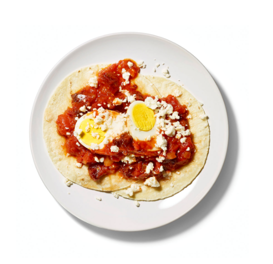 Eggs in smoky tomato sauce