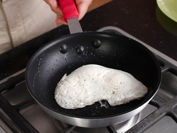 Eggs over easy