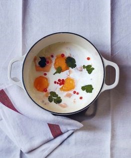 Eggs with salmon