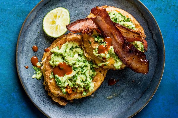 Eggy brunch crumpets
