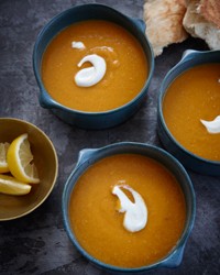 Egyptian red lentil soup