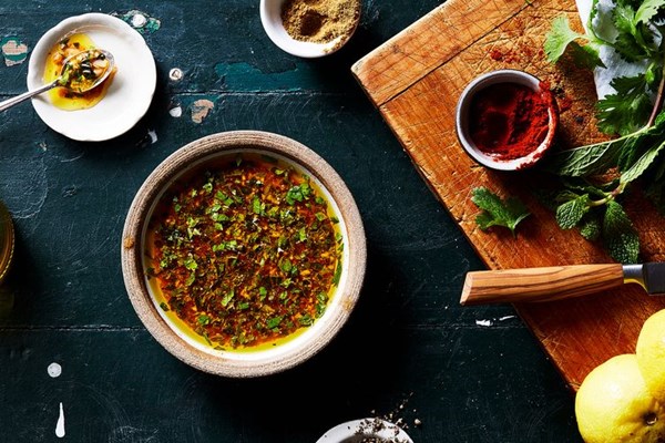 Egyptian spice marinade