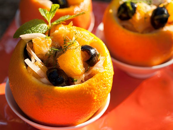 El Minzah orange salad