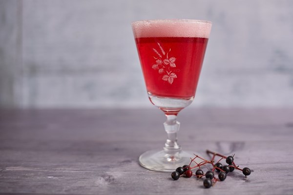 Elderberry Kir Royale