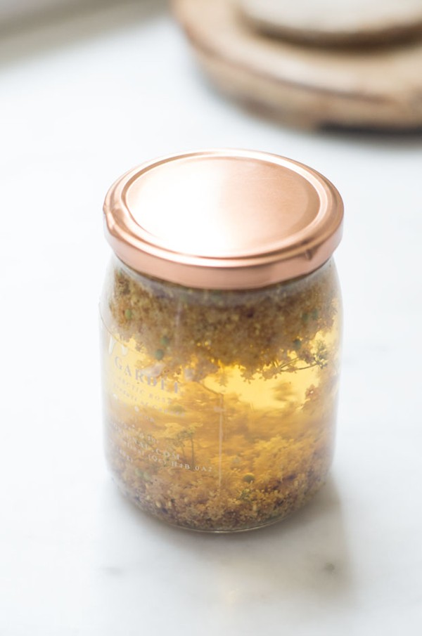 Elderflower and coriander vodka