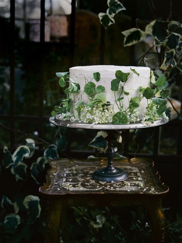 Elderflower and lemon cake