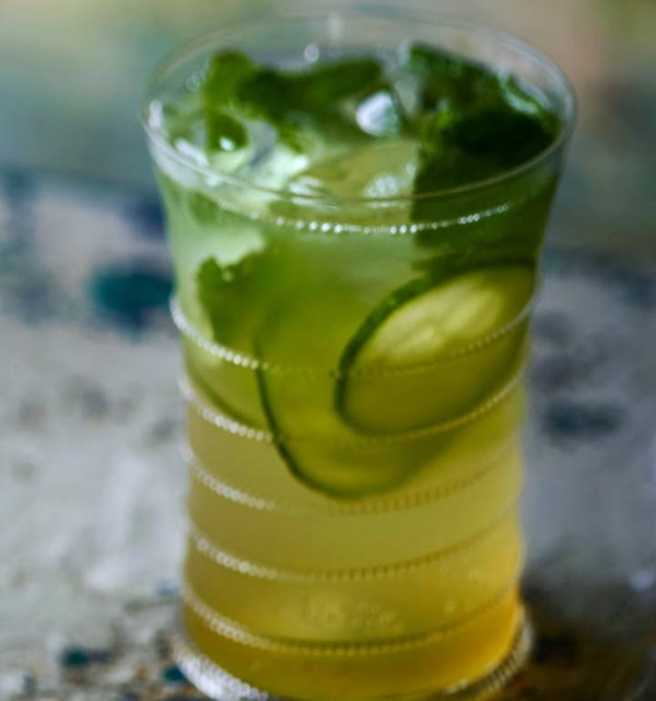Elderflower and lemon cooler