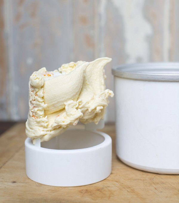 Elderflower ice cream