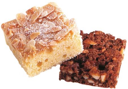 Elegant almond bars