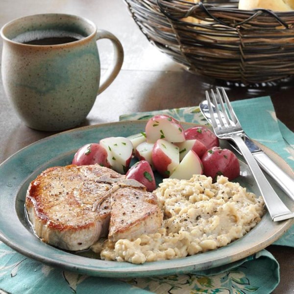Elegant pork chops 