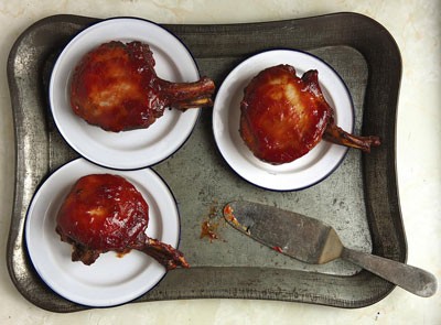 Elegant pork chops