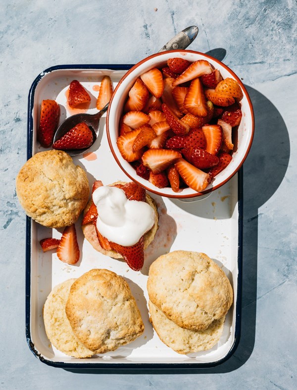 Elizabeth Beard's strawberry shortcakes