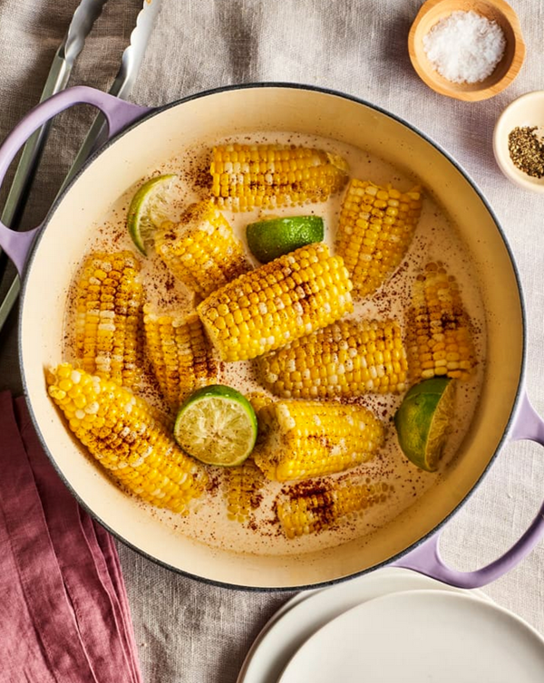 Elote-inspired butter bath corn