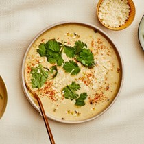 Elote-style corn soup