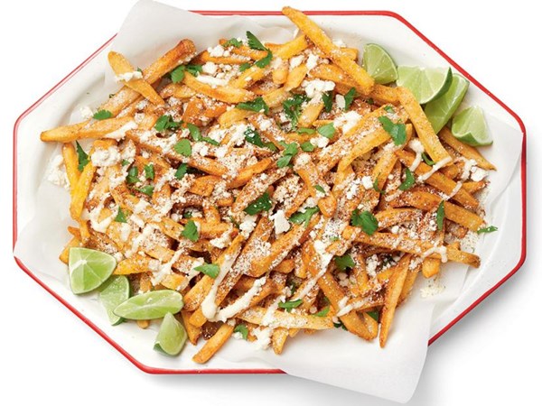 Elote-style French fries
